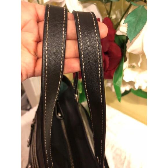 Coach F14887 Women's Laura BLACK Leather Tote (PU1700 - Picture 3 of 13